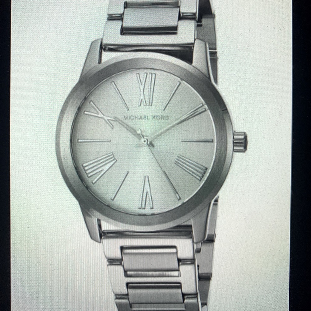 MK Silver Watch